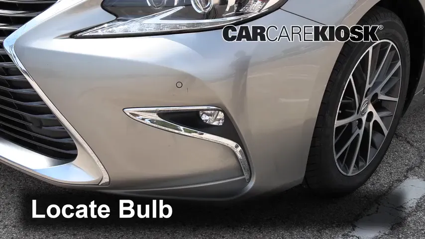 2017 Lexus ES350 3.5L V6 Éclairage Feu antibrouillard (remplacer l'ampoule)
